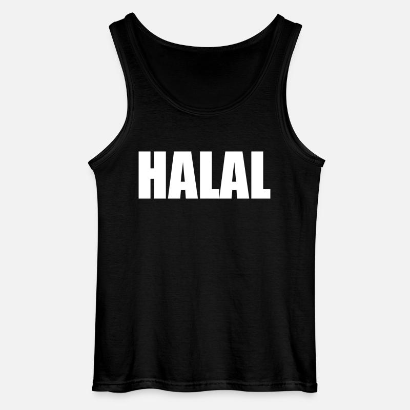 Halal - Gildan Männer Tank Top - Schwarz