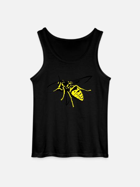 Wesp - Gildan Männer Tank Top - Schwarz