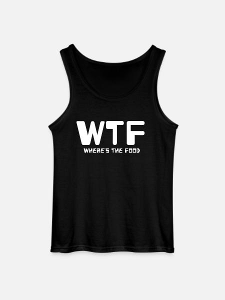 WTF - Gildan Men’s Tank Top - black