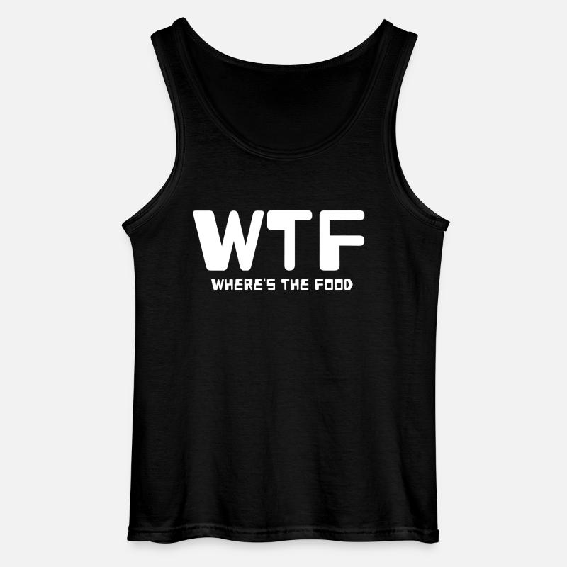 WTF - Gildan Männer Tank Top - Schwarz