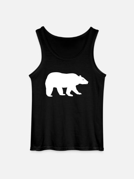 Eisbär - Gildan Männer Tank Top - Schwarz