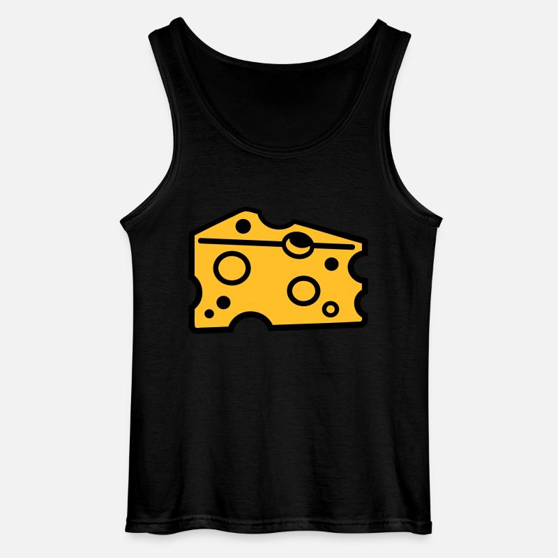 Käse - Gildan Männer Tank Top - Schwarz
