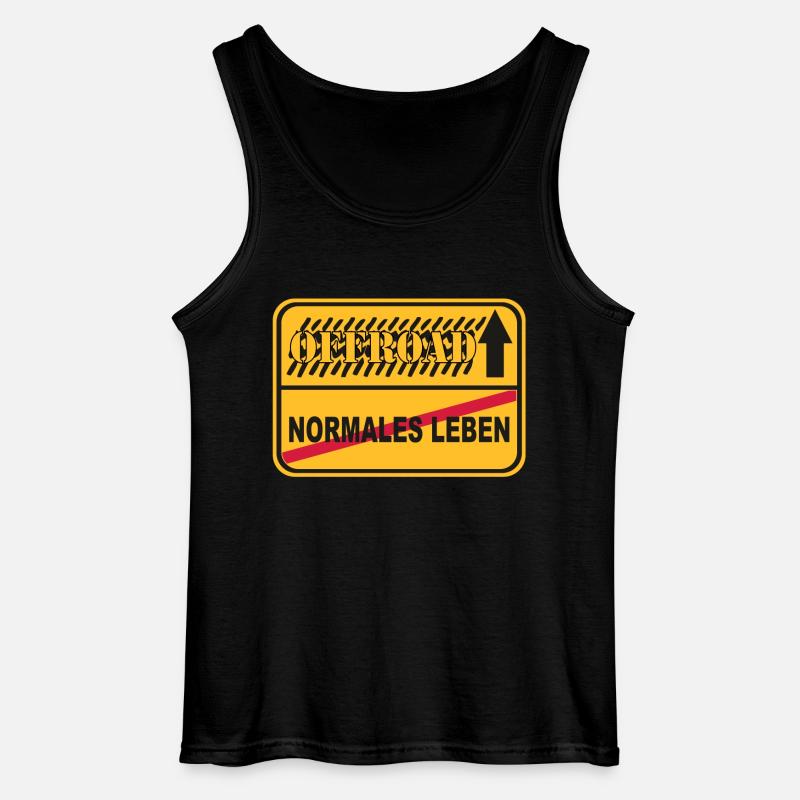 Offroad 4x4 - Gildan Männer Tank Top - Schwarz