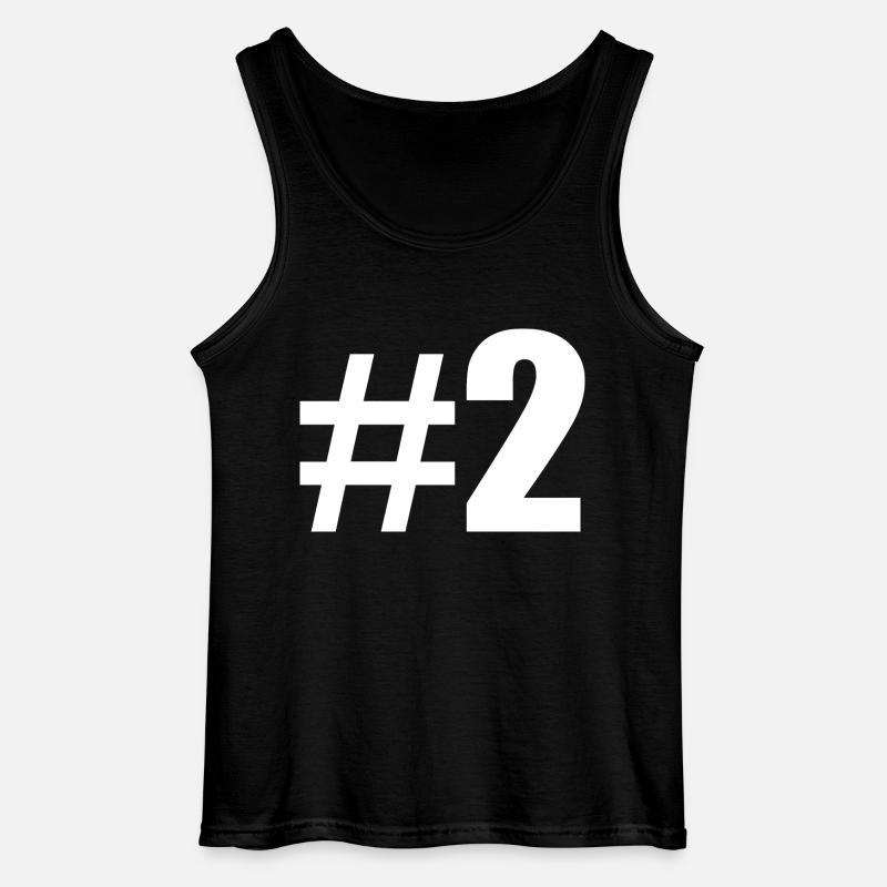 #2 - Gildan Männer Tank Top - Schwarz