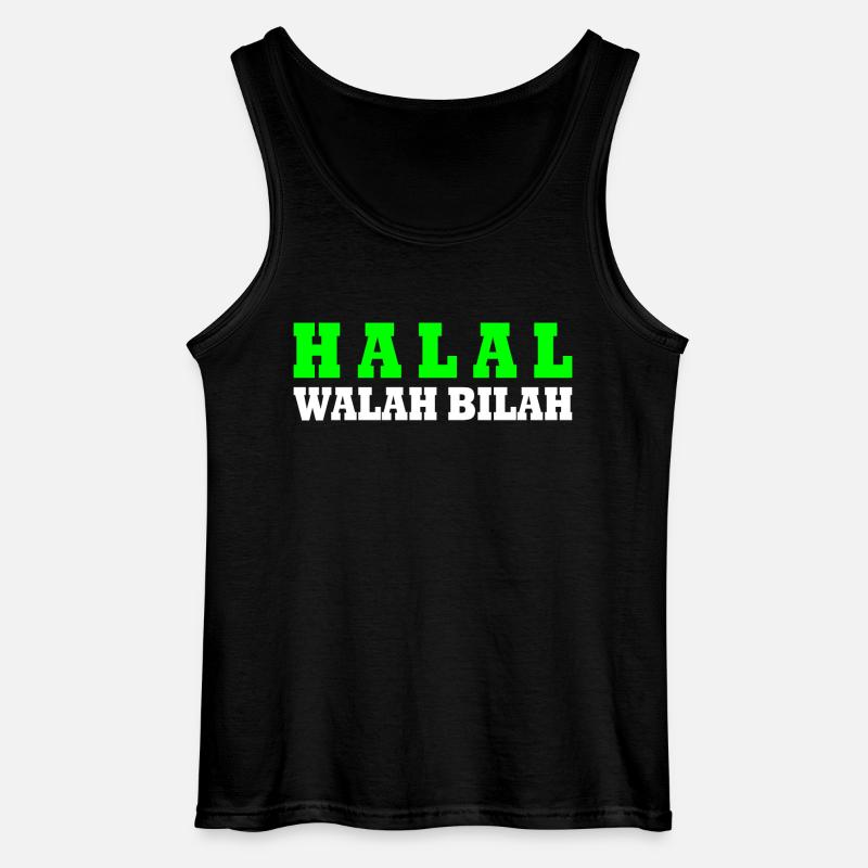 Halal - Gildan Männer Tank Top - Schwarz