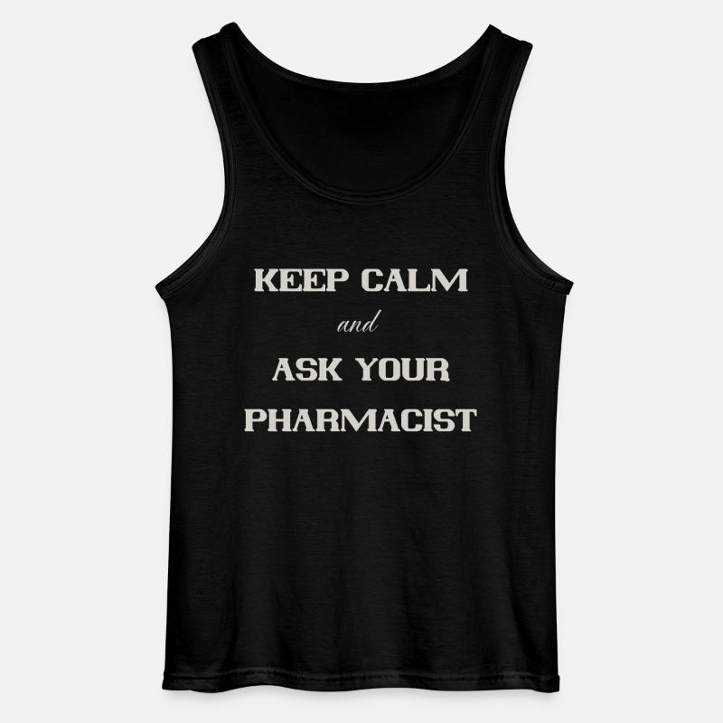 keep calm - Gildan Männer Tank Top - Schwarz