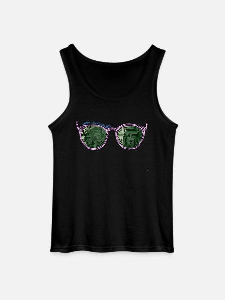 Laby Sonnenbrille 2 - Gildan Männer Tank Top - Schwarz