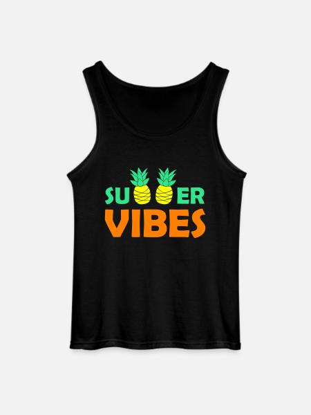 Summer Vibes 02 - Gildan Men’s Tank Top - black