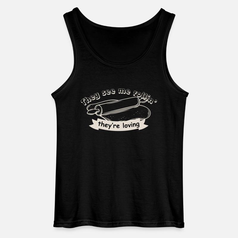 They see me rollin' - Gildan Männer Tank Top - Schwarz