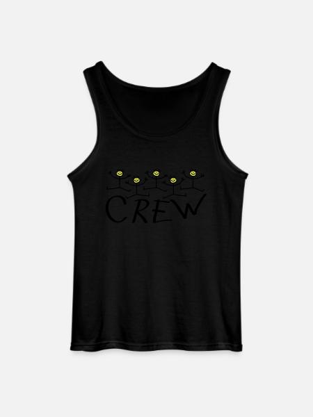 Happy Party Guys Crew - Gildan Männer Tank Top - Schwarz