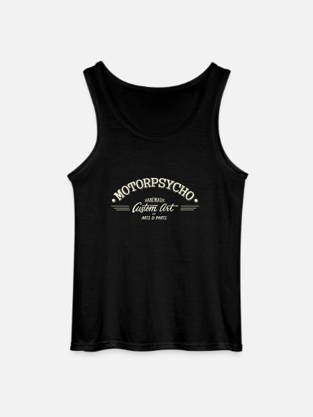Motorpsycho1 - Gildan Männer Tank Top - Schwarz