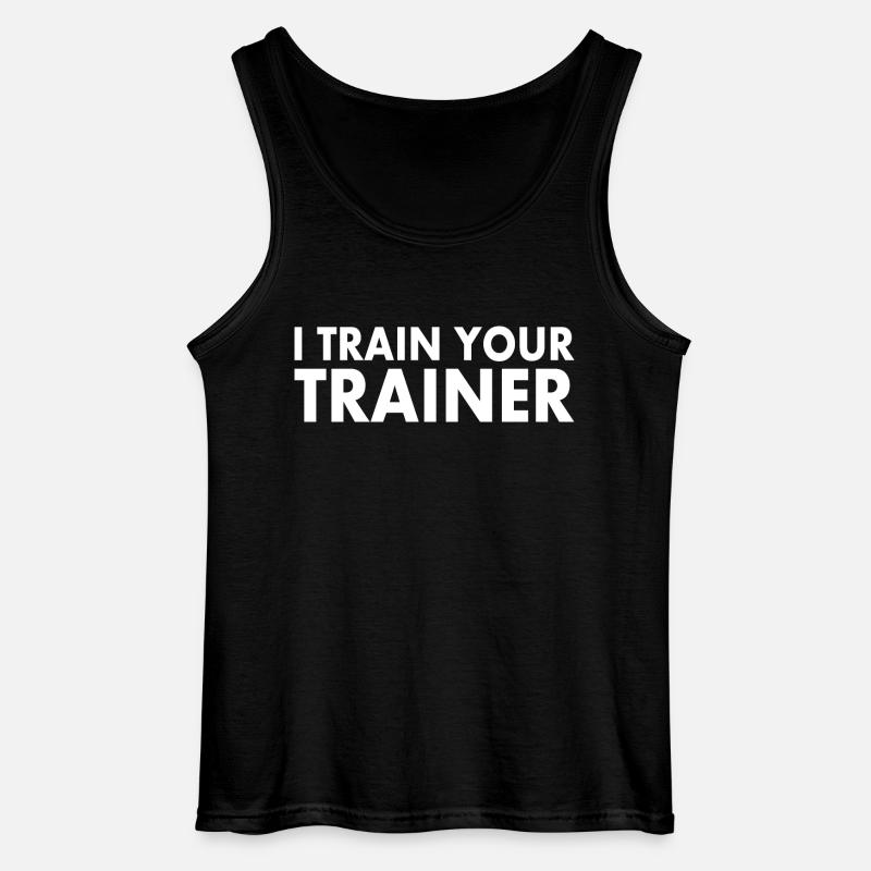 I train your trainer - Gildan Men’s Tank Top - black