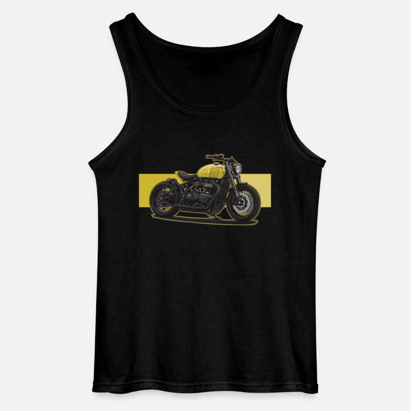 Bobber // Custom // Motorrad - Gildan Männer Tank Top - Schwarz