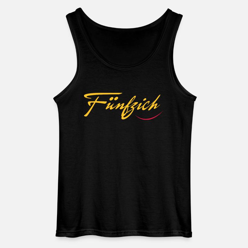 fünfzig - Gildan Männer Tank Top - Schwarz
