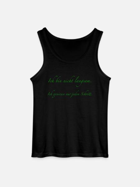 ich bin nicht langsam - Gildan Männer Tank Top - Schwarz