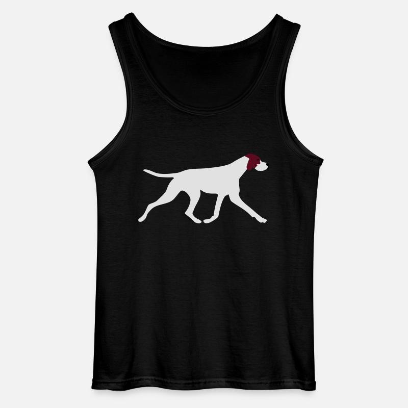 Pointer - Gildan Männer Tank Top - Schwarz