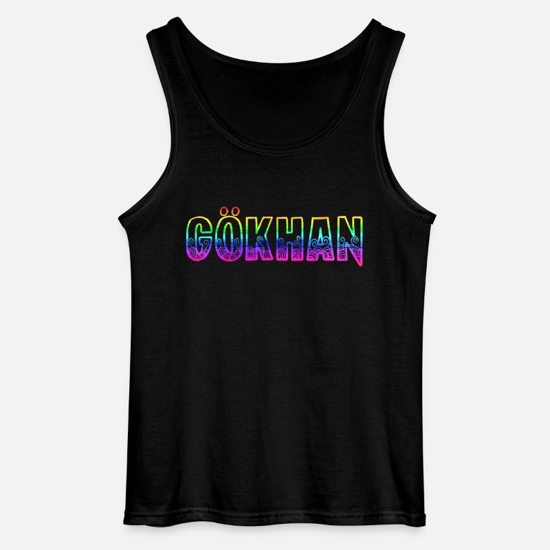 gökhan rs regenbogen - Gildan Männer Tank Top - Schwarz