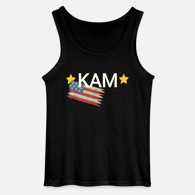 Nom d’animal Kam Kamala - Débardeur Gildan Homme - noir