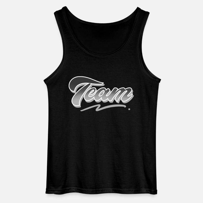 Team - Gildan Männer Tank Top - Schwarz