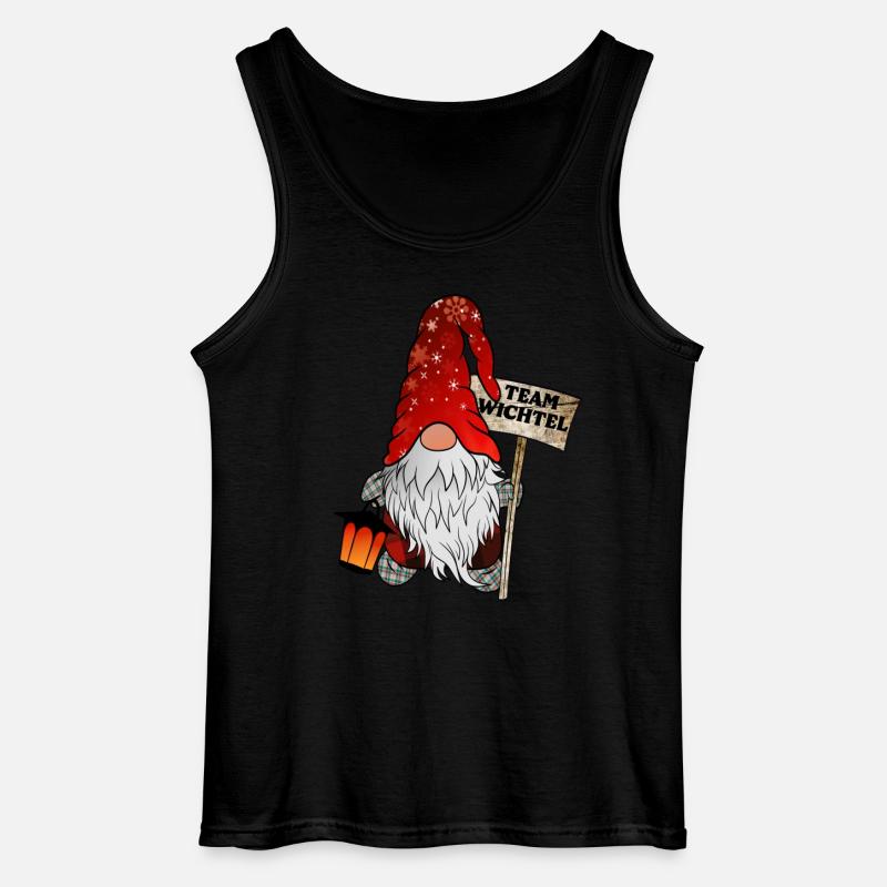 Wichtel Team Weihnachtsgnom - Gildan Männer Tank Top - Schwarz