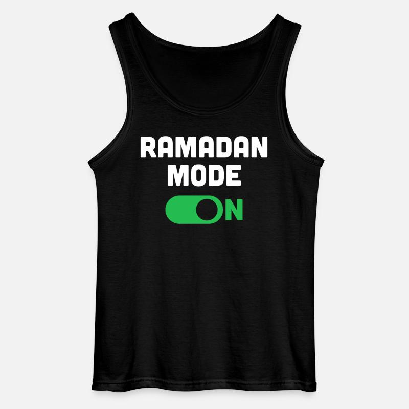 Ramadan-Modus an - Gildan Männer Tank Top - Schwarz