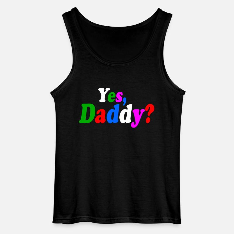 Yes daddy - Gildan Männer Tank Top - Schwarz