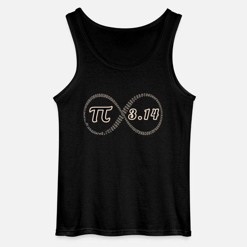 Pi - Gildan Männer Tank Top - Schwarz