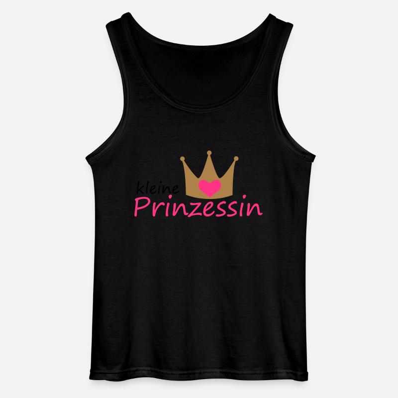 kleine Prinzessin Krönchen Krone - Gildan Männer Tank Top - Schwarz