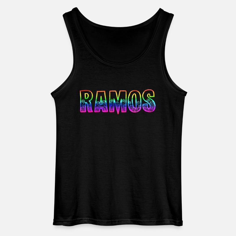 ramos rs regenbogen - Gildan Männer Tank Top - Schwarz