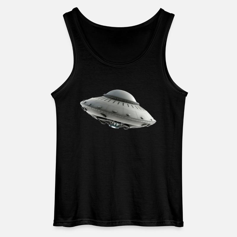Ufo Alien science fiction - Gildan Männer Tank Top - Schwarz