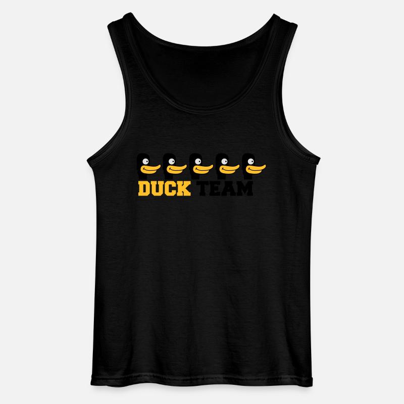 Duck Team - Gildan Men’s Tank Top - black