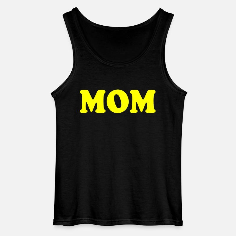 Mom - Gildan Männer Tank Top - Schwarz