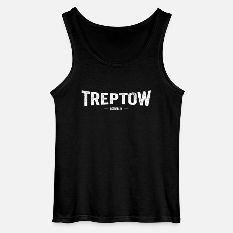 Treptow Ostberlin - Gildan Männer Tank Top - Schwarz