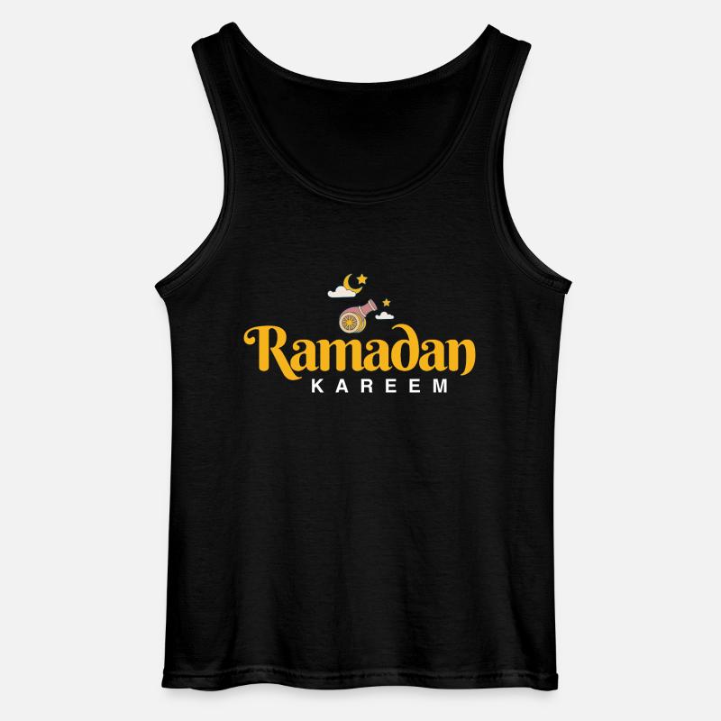Ramadan Mubarak - Gildan Männer Tank Top - Schwarz