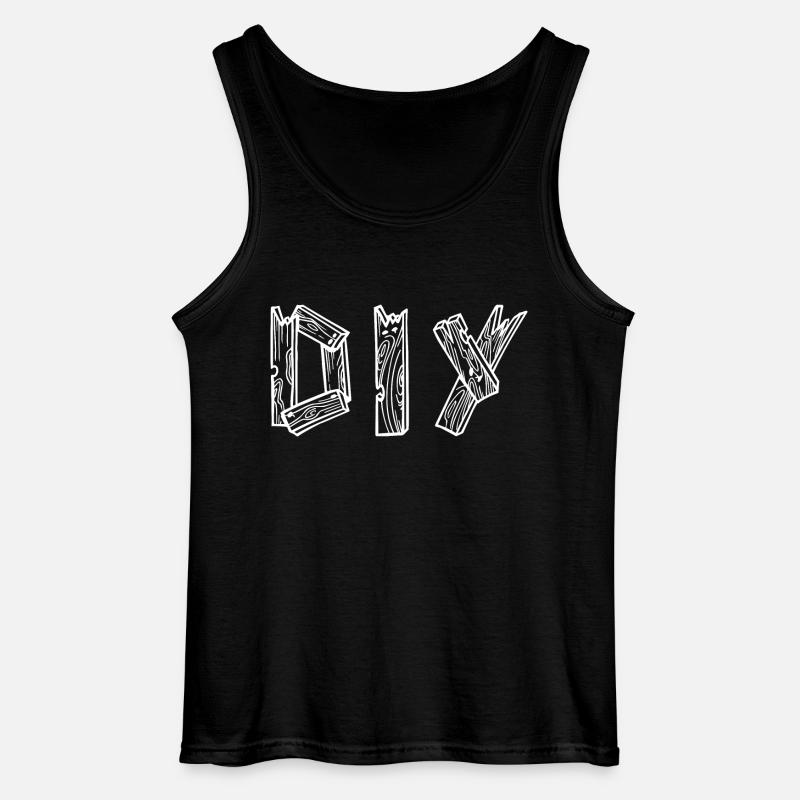 DIY - do it yourself - Gildan Männer Tank Top - Schwarz