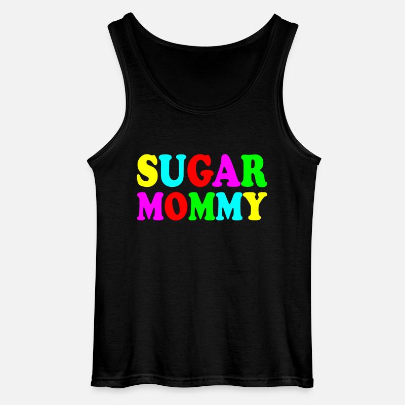 Sugar mommy - Gildan Männer Tank Top - Schwarz