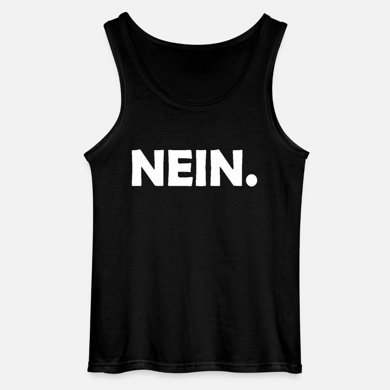 Nein - Gildan Männer Tank Top - Schwarz