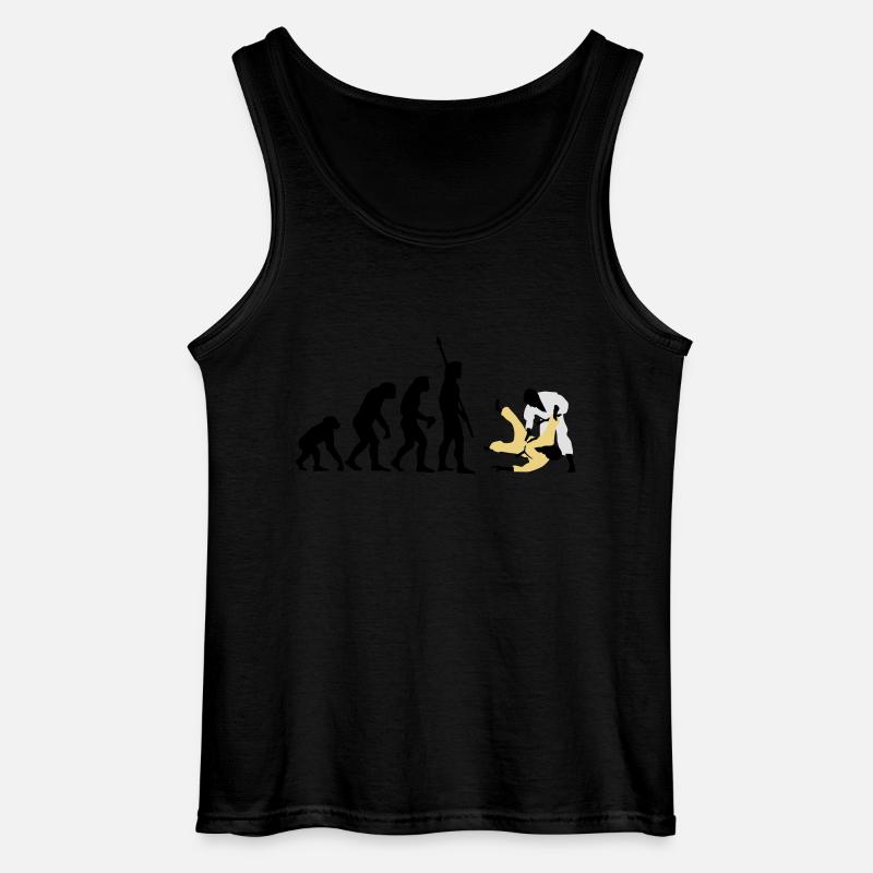 evolution_judo_a_3c - Débardeur Gildan Homme - noir