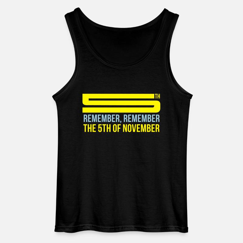 Vendetta - 5th November - Gildan Männer Tank Top - Schwarz