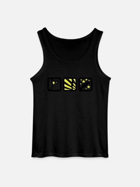 party girl (2c) - Gildan Men’s Tank Top - black
