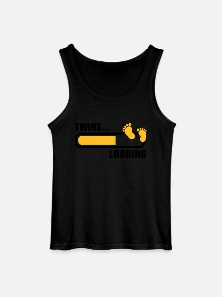 Twins - Gildan Men’s Tank Top - black