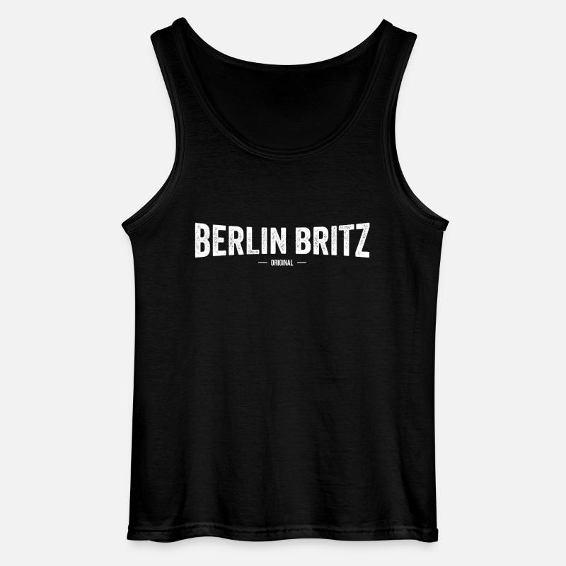 Britz Original - Gildan Männer Tank Top - Schwarz