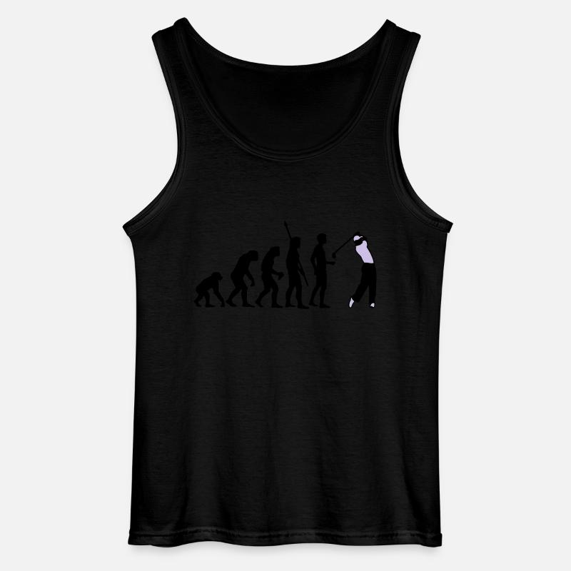 evolution_golf_b_2c - Gildan Men’s Tank Top - black