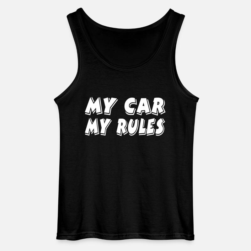 Auto - Gildan Männer Tank Top - Schwarz