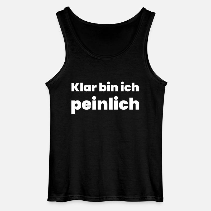 Peinlich - Gildan Männer Tank Top - Schwarz
