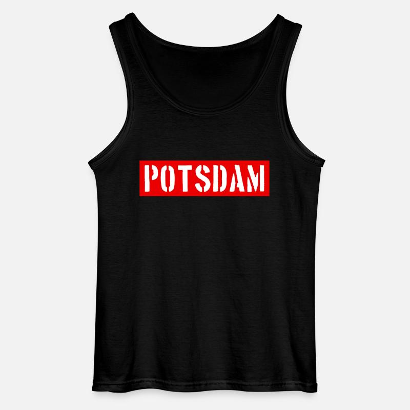 Potsdam - Brandenburg - Deutschalnd - Gildan Männer Tank Top - Schwarz