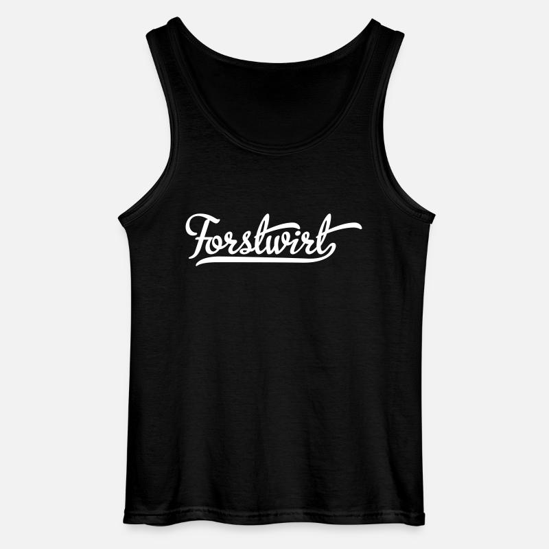 Forstwirt - Gildan Männer Tank Top - Schwarz