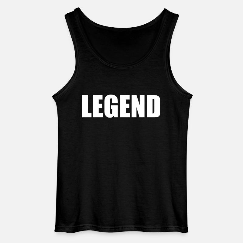 Legend - Gildan Männer Tank Top - Schwarz