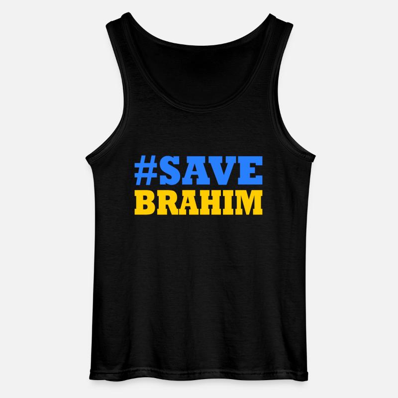 Save brahim - Gildan Männer Tank Top - Schwarz