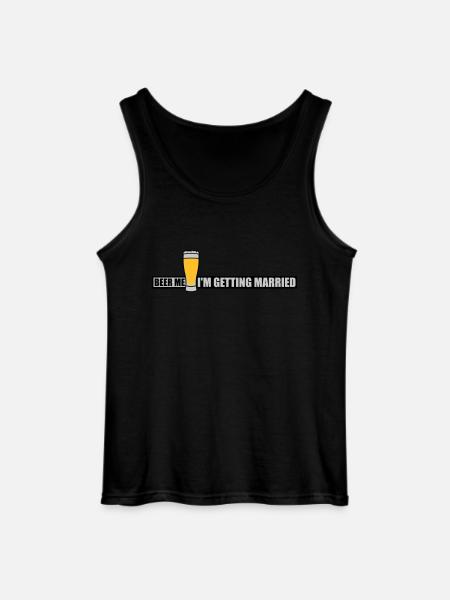 Beer Me Getting Married - Gildan Men’s Tank Top - black